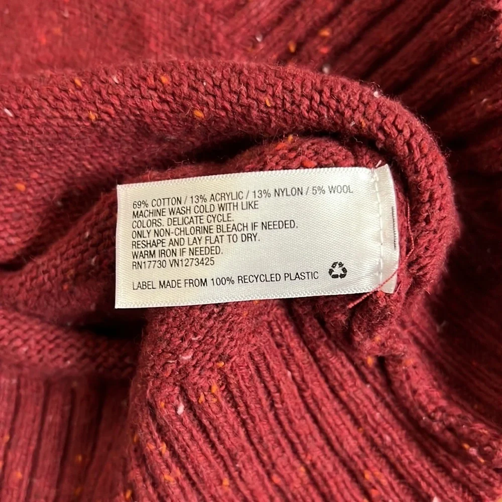 SOLD MERCARI Goodfellow & Co. Fair Isle Sweater Maroon Medium - Picture 9 of 10